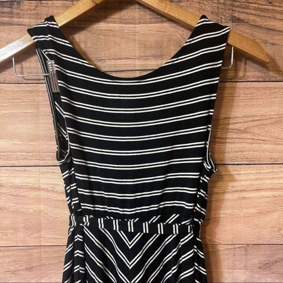 COPY - Isabel Maternity by Ingrid & Isabel Black and White Striped Dress - Picture 5 of 5